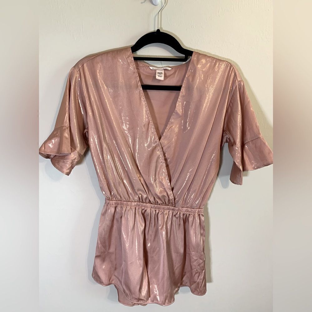 Victoria’s Secret Blush Pink Romper size XS